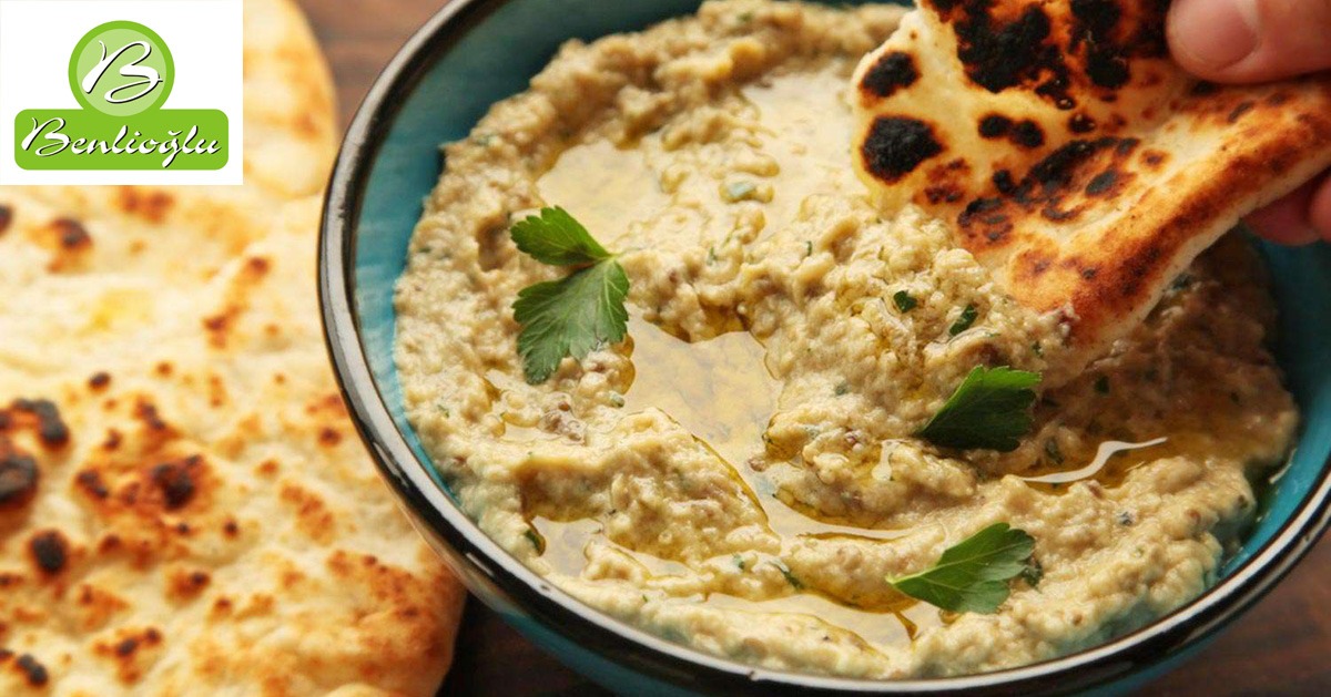 Zeytinyağı, Limon ve Tahinli Közlenmiş Patlıcan Sosu